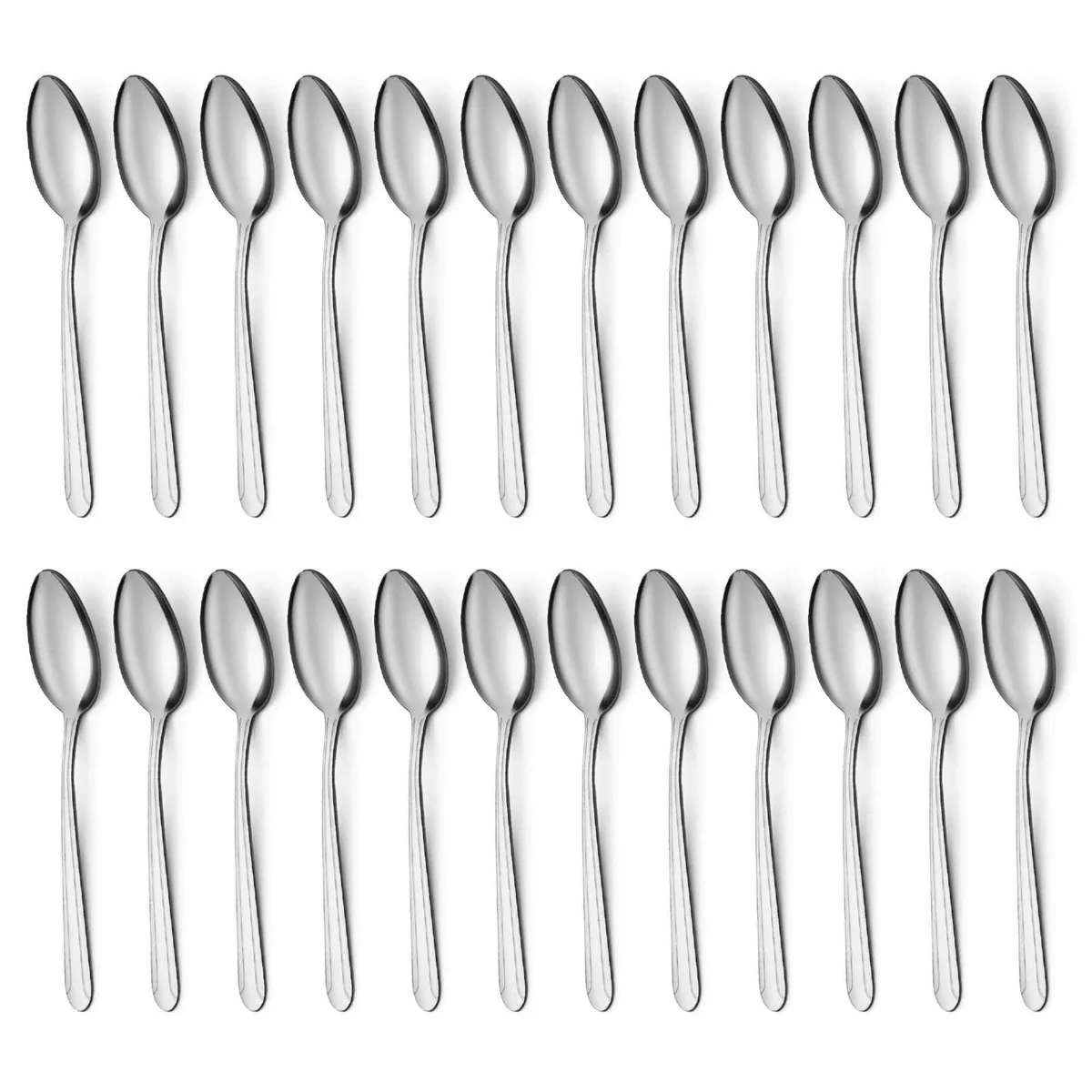 BEWOS 243 24-Piece Stainless Steel Teaspoons 6.2 — product photo
