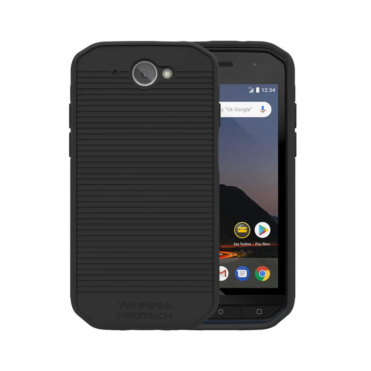 Wireless ProTECH Wireless ProTECH Flex Skin TPU Case Black for CAT S48C — product photo