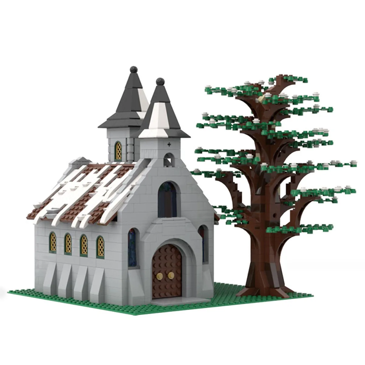 ZITIANYOUBUILD ZITIANYOUBUILD YOUFOY Romanic Style Church 1154 Pieces — product photo