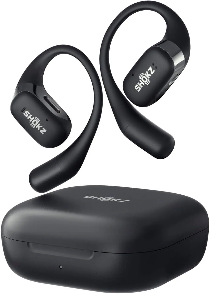 SHOKZ SHOKZ OpenFit Open-Ear Wireless Headphones Black 28h 16.6g — product photo