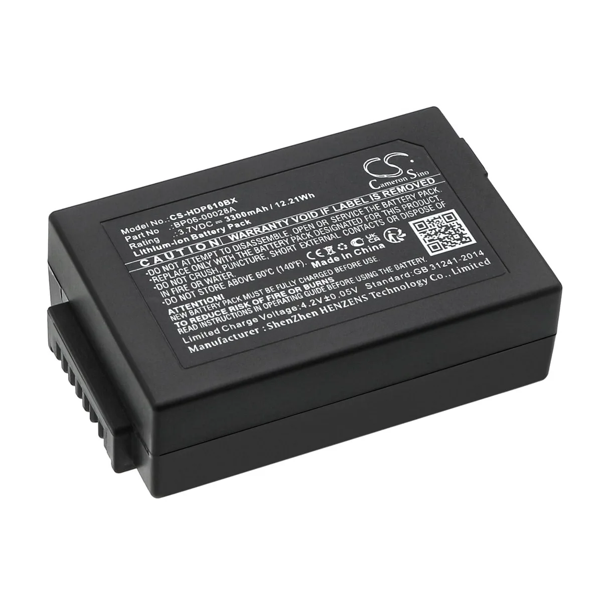  Cameron Sino Standard Battery for Honeywell Dolphin 6100/6110/6500 ScanPal 5100 3300mAh 3.7V — product photo