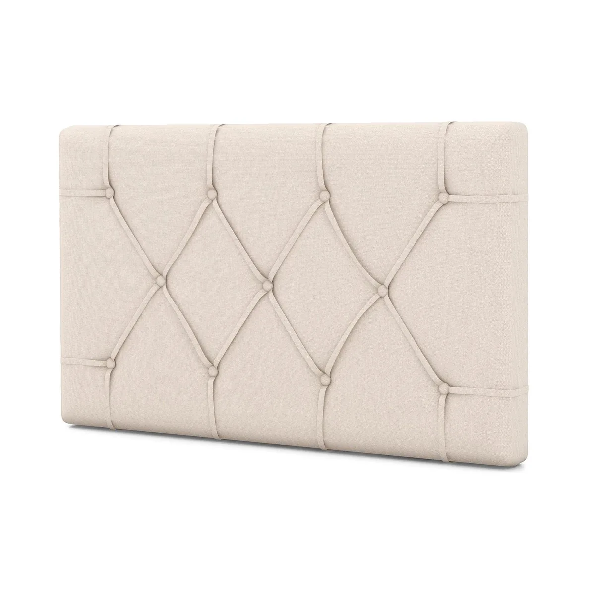 SlickBlue SlickBlue Upholstered Twin Headboard Beige 35" x 3" x 21.5 — product photo