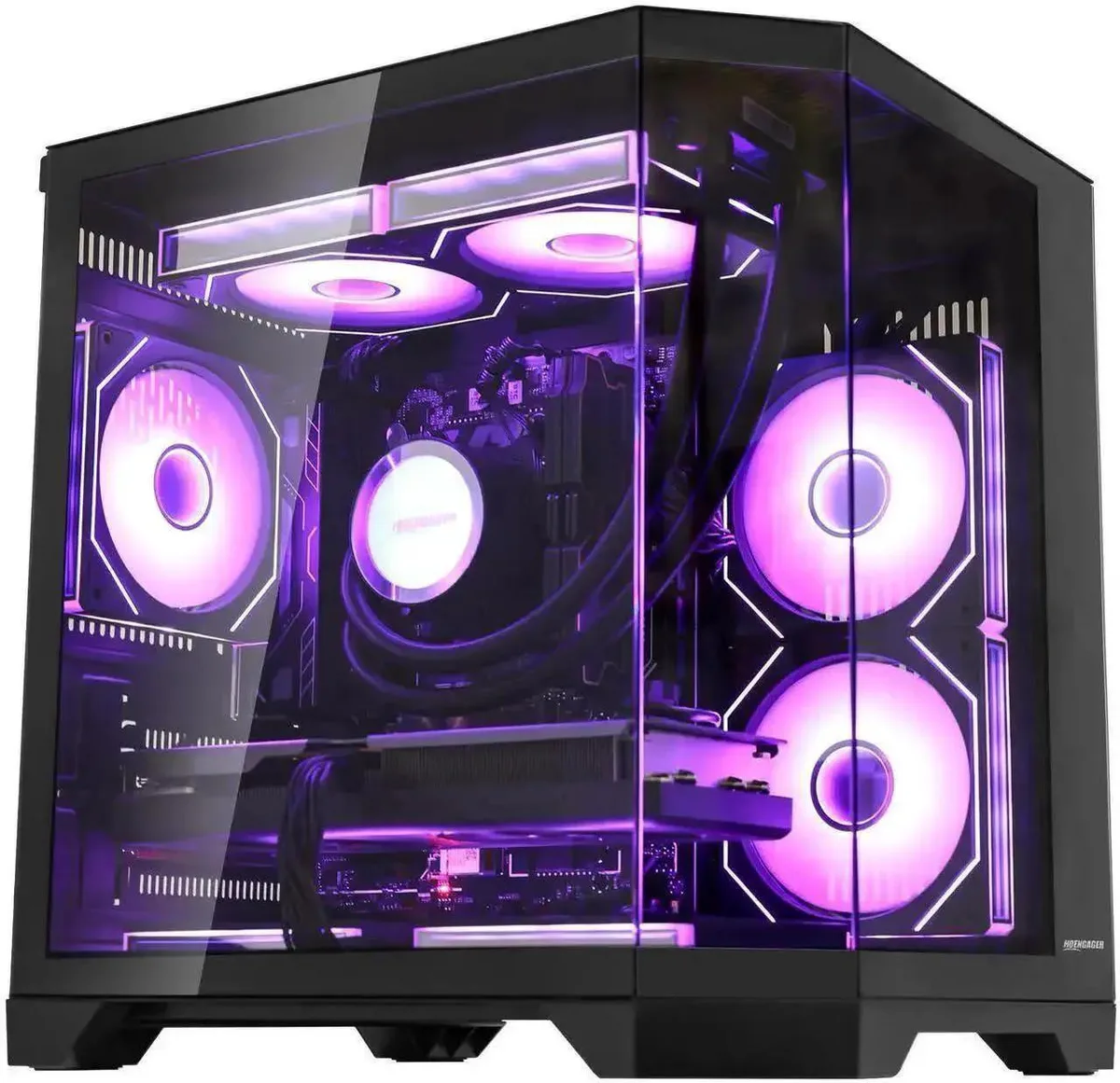 Hoengager Hoengager Ryzen 7 9700X Radeon RX 9060 XT 16GB 32GB DDR5 1TB gaming PC — product photo