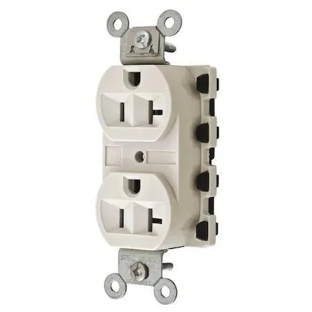 Snapconnect Snapconnect SNAP5362LAA 20A Duplex Modular Receptacle 125VAC 5-20R Light Almond — product photo