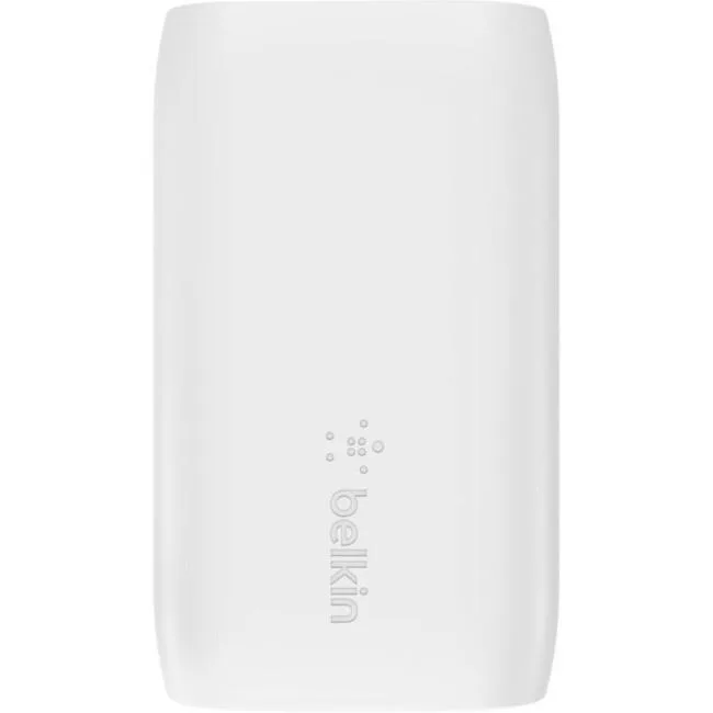 Belkin Belkin BoostCharge Dual Wall Charger WCB007DQWH 37W USB-C PD 3.0 PPS 25W USB-A 12W — product photo