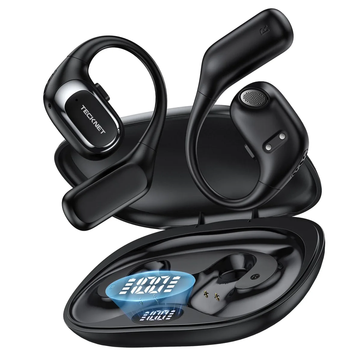 CNet TK-HS036 Open Ear Headphones Bluetooth 6.0 14.2mm 40H IPX5 — product photo