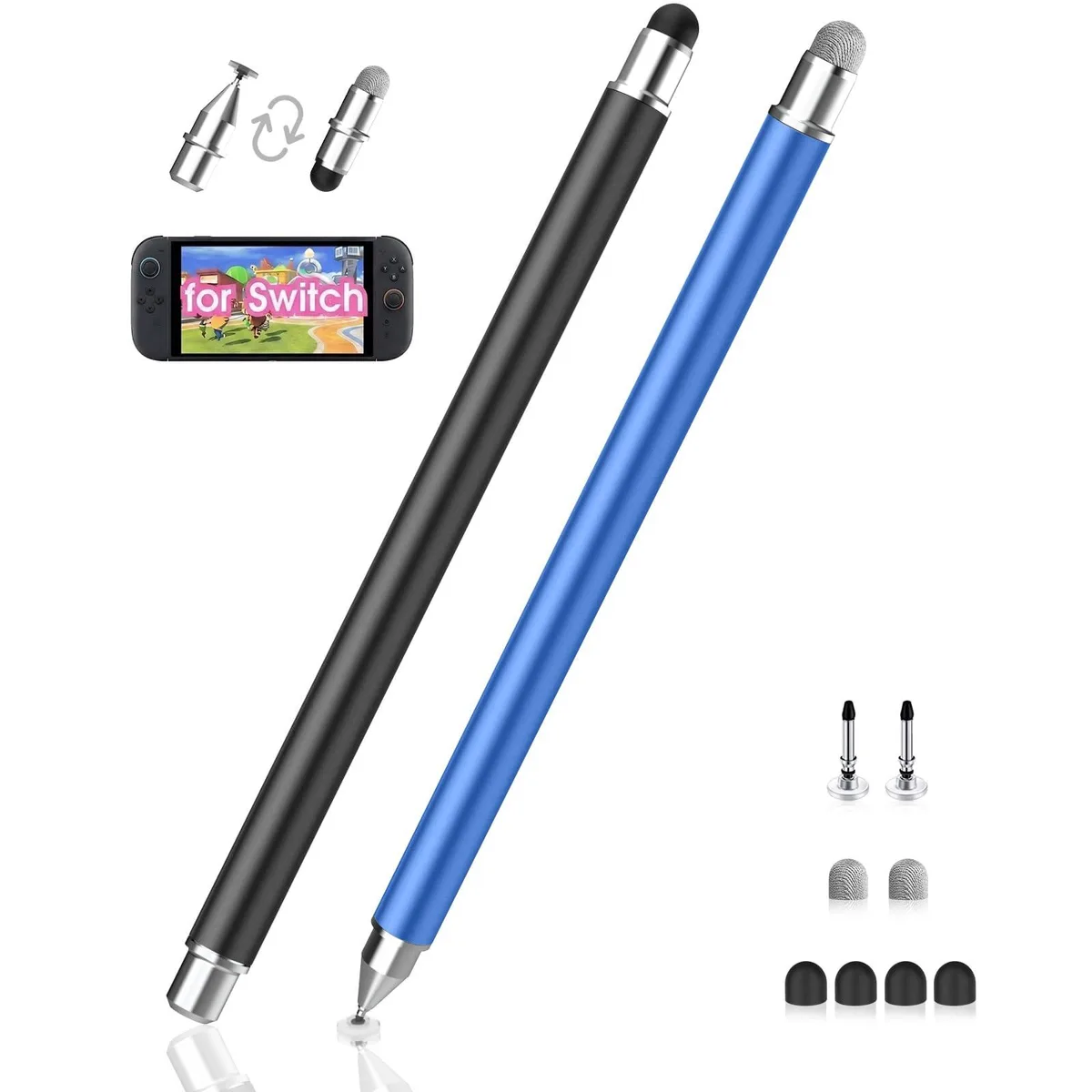 STYLUSHOME Stylus 3 in 1 Black/Blue 5.9 in — product photo