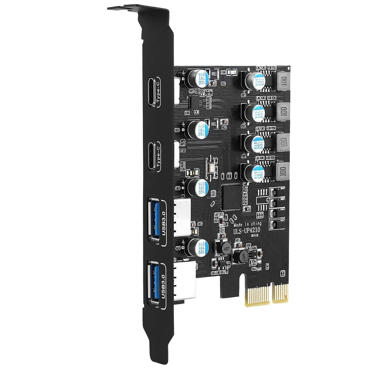  Dell 4210 PCI-E to USB 3.0 expansion card 2 Type-A 2 Type-C — product photo