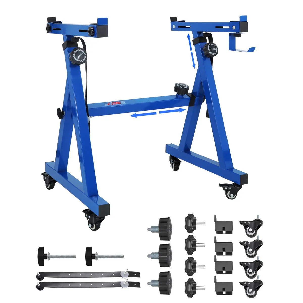 5 Core 5 Core KS Z1 BLU HD WHLS Z-style keyboard stand, blue — product photo