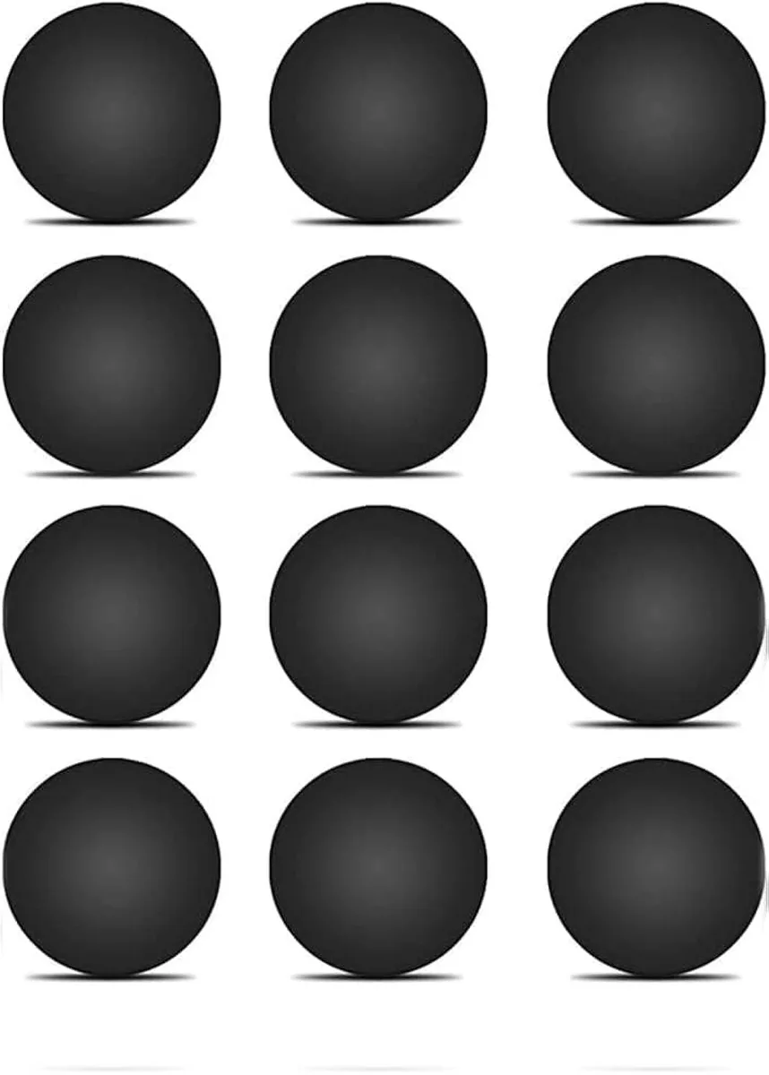 No Sew No Sew 0.575inch 12-pack silicone rubber feet laptop replacement part — product photo