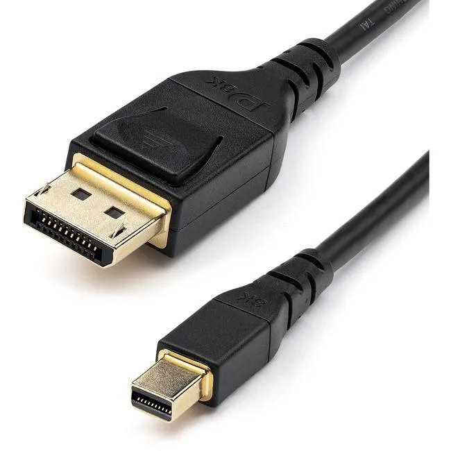 STARTECH STARTECH DP14MDPMM1MB Mini DisplayPort to DisplayPort 1.4 cable 1m 34 AWG — product photo