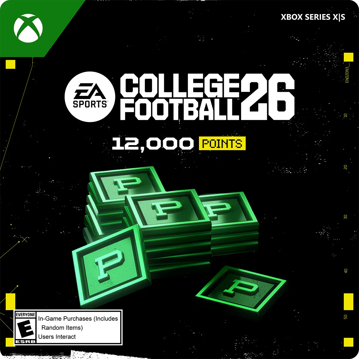 Electronic Arts Electronic Arts 7F6-00876 College Football 26 12000 Points downloadable game — product photo