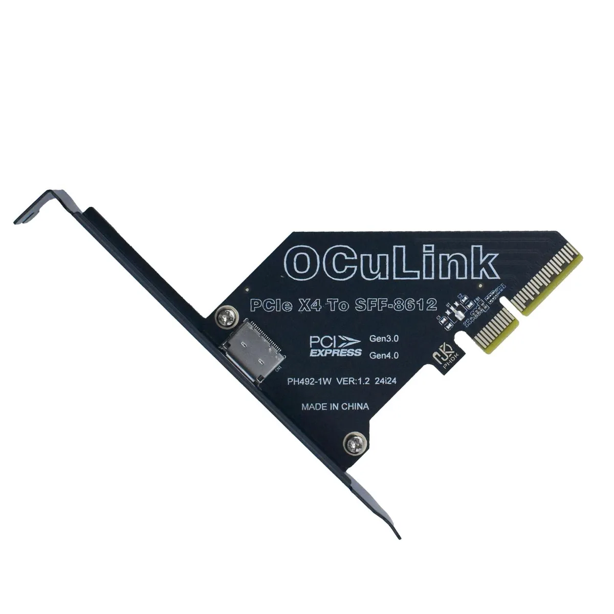 LetLinkSo LetLinkSo PCIe 4.0 x4 to Oculink SFF-8612 Adapter Card — product photo