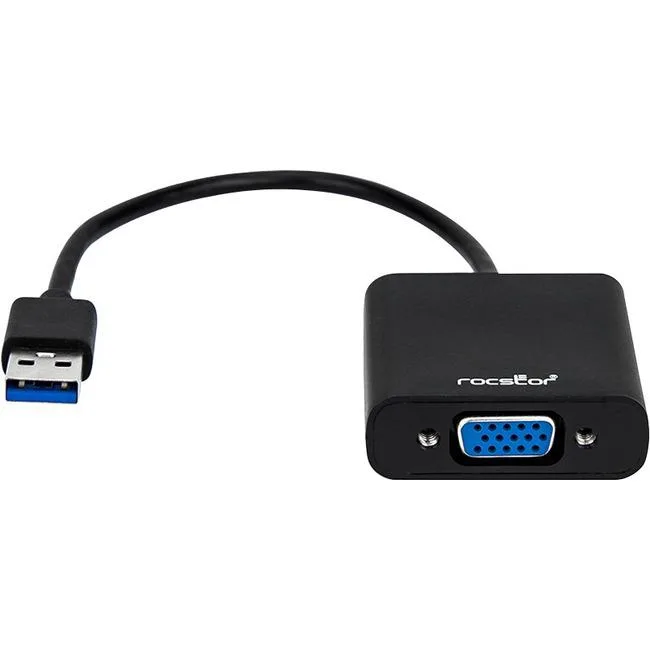 Rocstor Rocstor Y10A178-B1 USB 3.0 to VGA video adapter 1920x1200 1080p — product photo