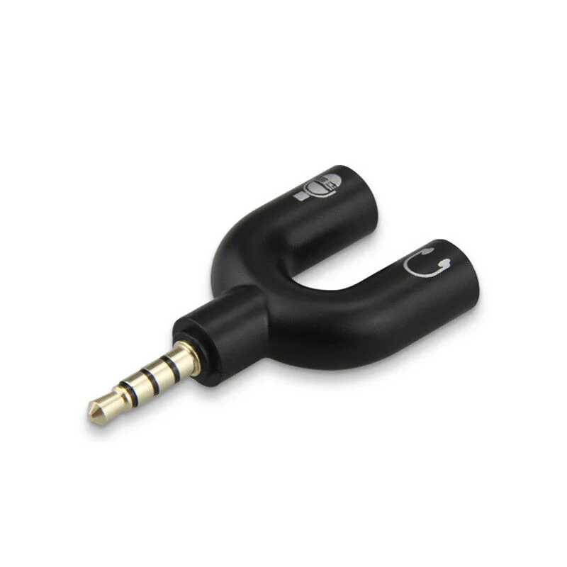 Universal Universal 3.5mm 4-Position Stereo Splitter Y Adapter Black — product photo