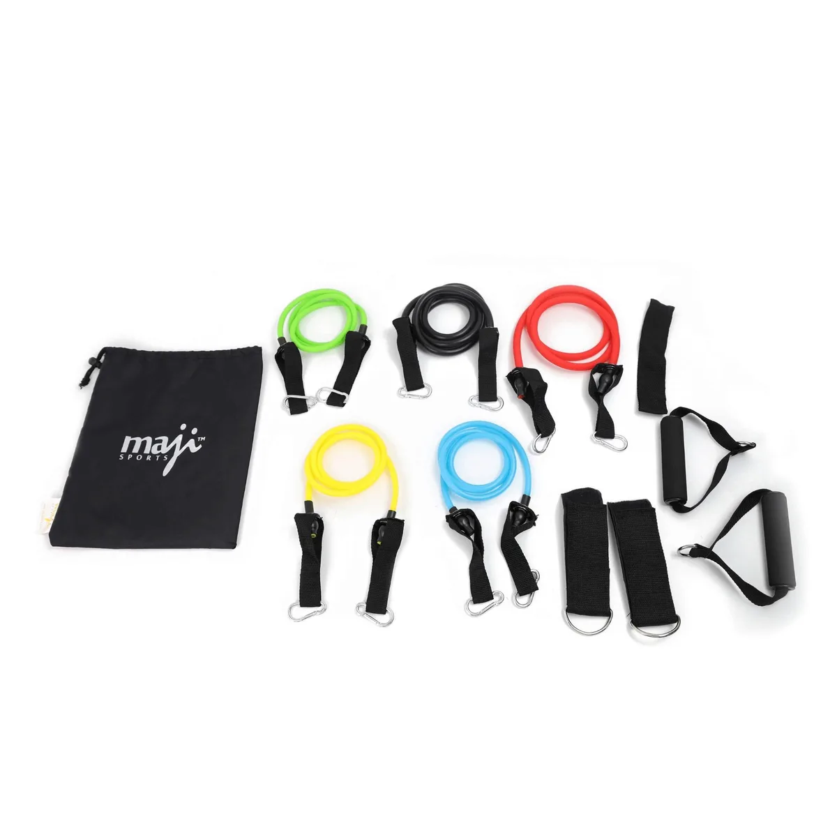 Maji Sports Maji Sports Resistance Bands 11-piece Multi-Color Kit — product photo