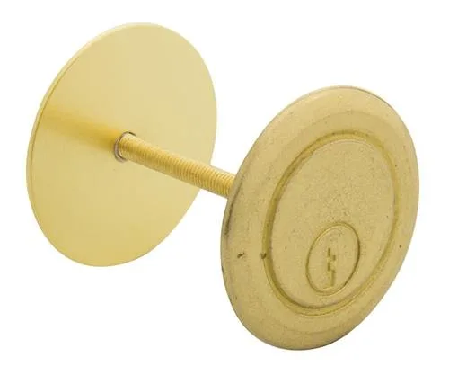 Tuff Stuff Tuff Stuff TUF010 Dummy Rim Cylinder 1-3/4" Brass Plated — product photo