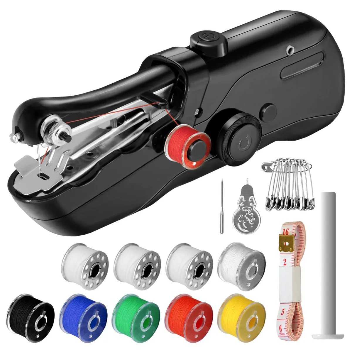  TMANI FRJ1115 handheld sewing machine black — product photo