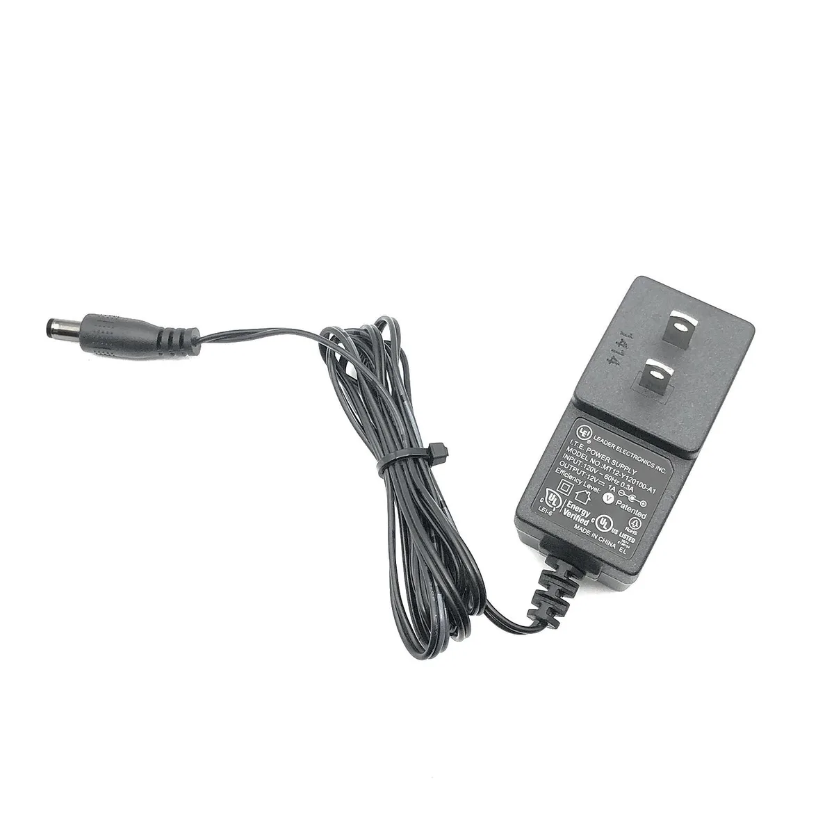 Lei Electronics Inc. Lei Electronics Inc. MT12-Y090100-A1 12V 1A 5.5x2.1mm power adapter — product photo