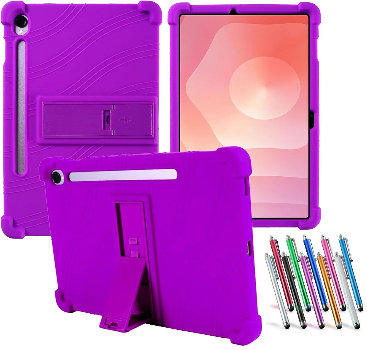 anicestore anicestore SM-X400/SM-X406 Case for Galaxy Tab S10 Lite 5G 10.9" (2025) Purple + Stylus — product photo