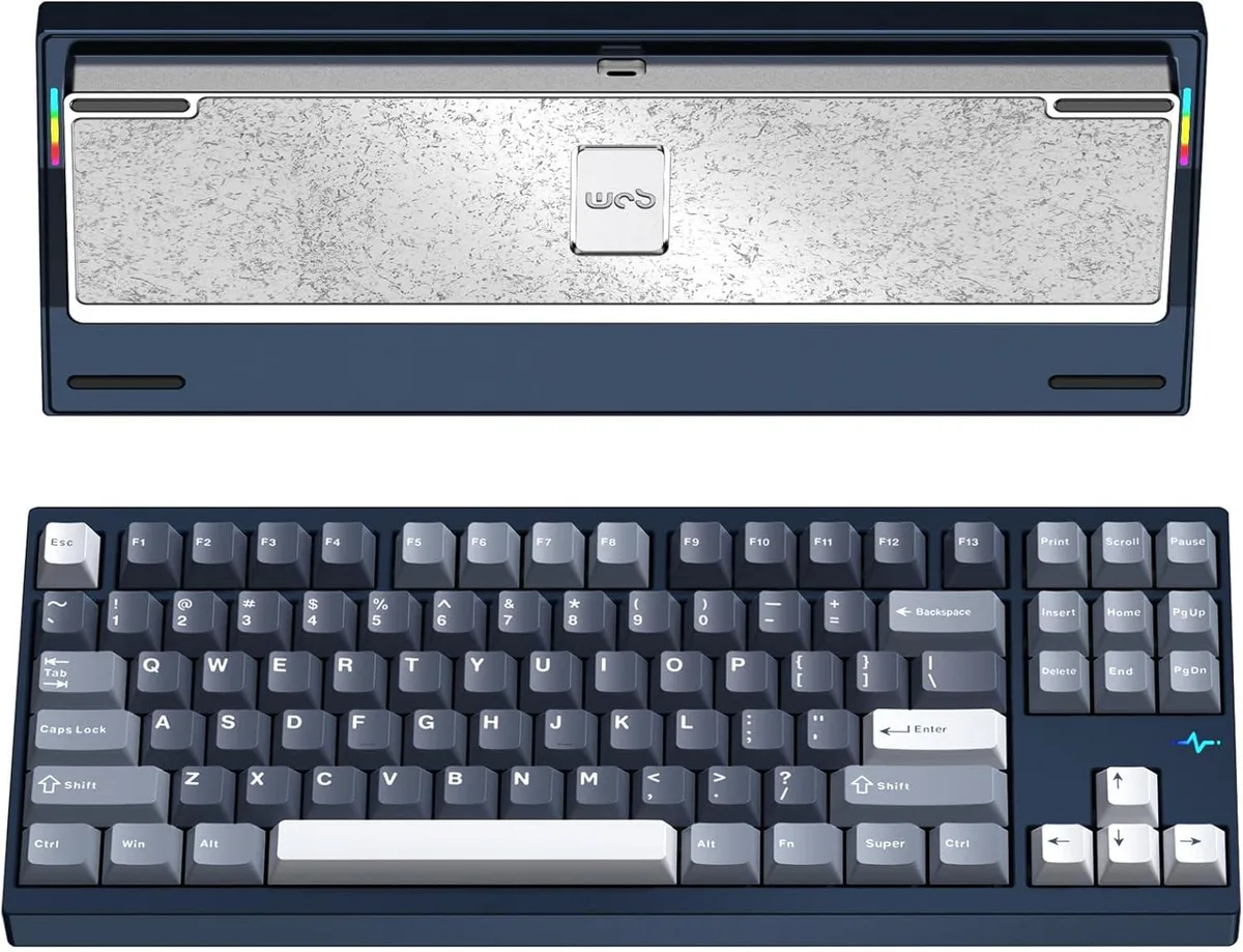 BFKK BFKK CRUSH80 RGB Gaming Keyboard CNC Aluminum 6063 Navy Blue — product photo