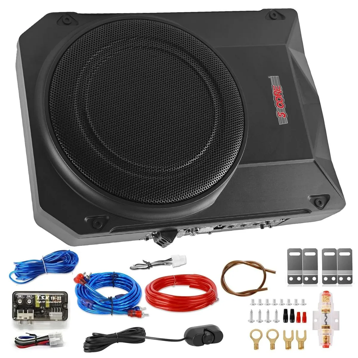 5 Core Inc. 5 Core Inc. 10" Under-Seat Active Subwoofer 800W 150W RMS — product photo