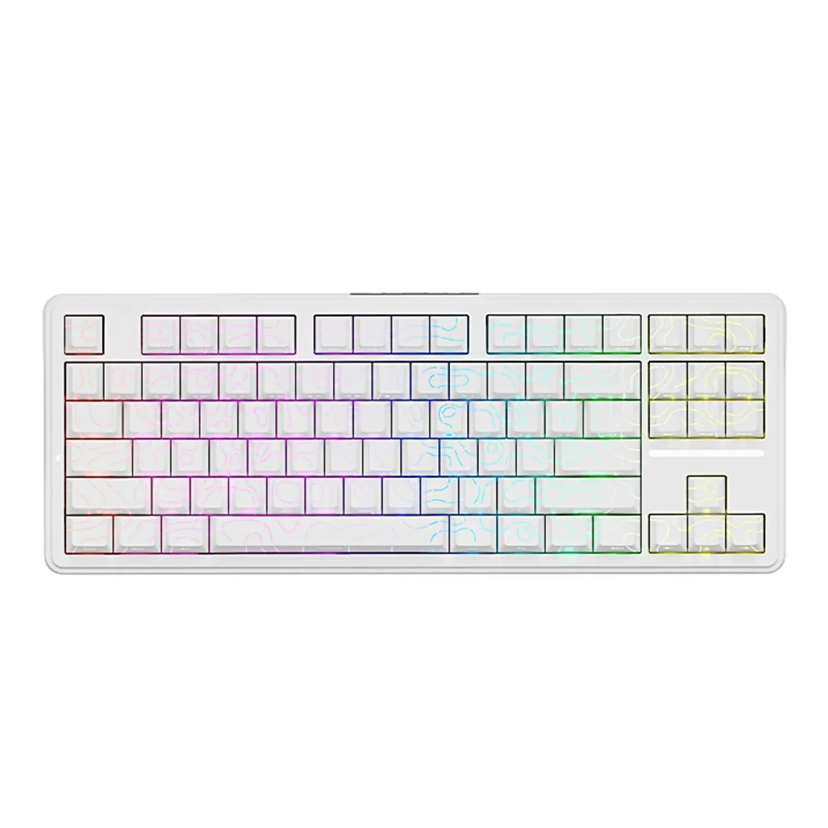 Vszerda Vszerda A87 Pro 87-Key TKL Gasket Hot-Swap Gaming Keyboard (Contour White) — product photo