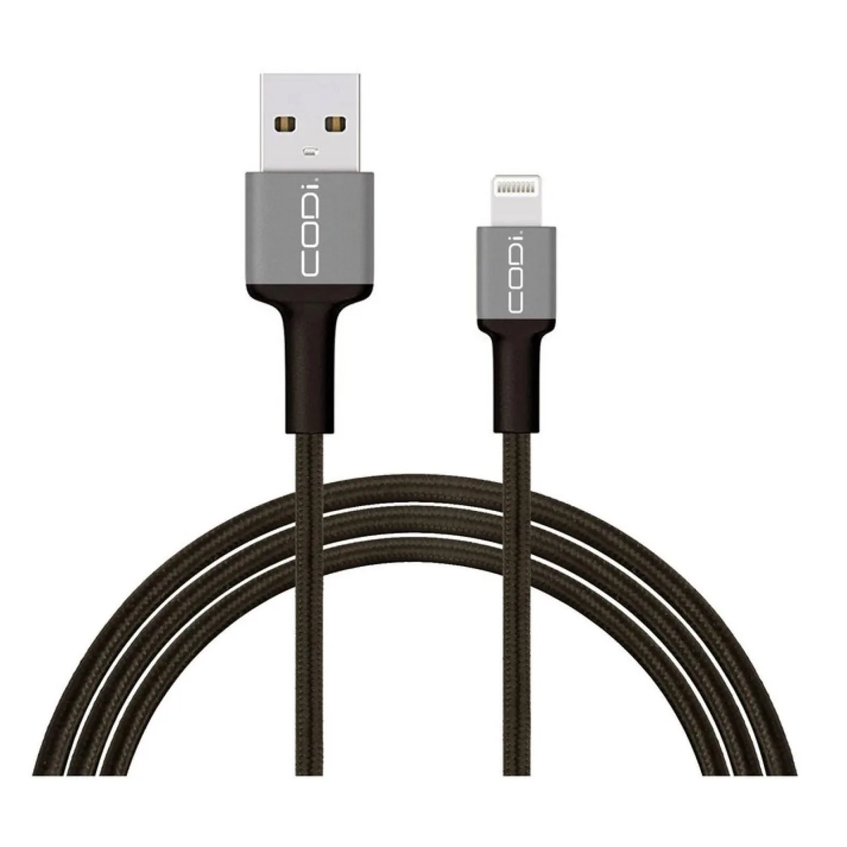 CODi CODi A01070 6 ft Braided Nylon USB-A to Lightning Cable — product photo