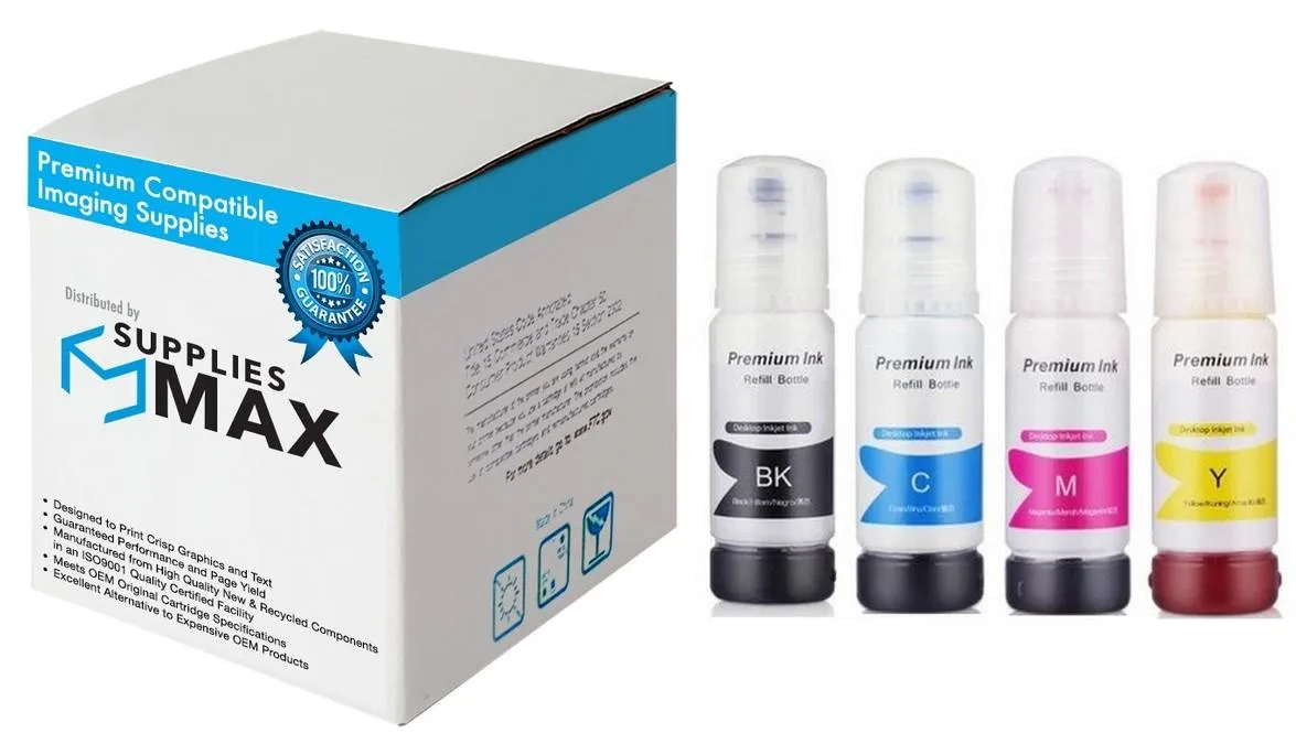 SuppliesMax SuppliesMax T512520-S Ink Bottle Combo Pack PBK/C/M/Y 5000 Pages — product photo