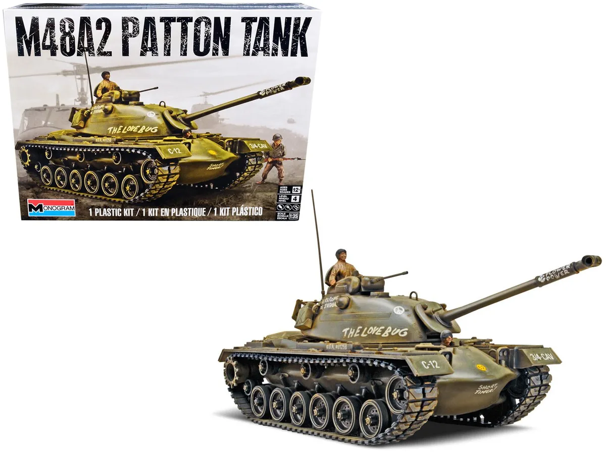 Revell Revell M48A2 Patton Tank 1/35 Scale Model Kit Level 4 — product photo