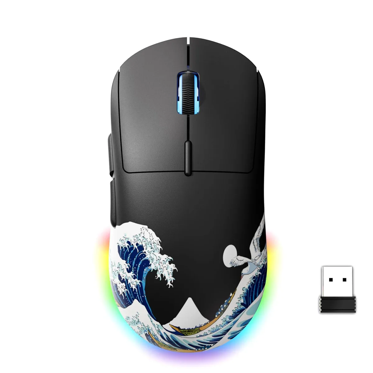  Typehaven G57 gaming mouse 8000 DPI 80g tri-mode black — product photo