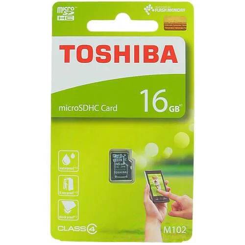 Toshiba Toshiba 16GB microSDHC Class 4 CRG — product photo
