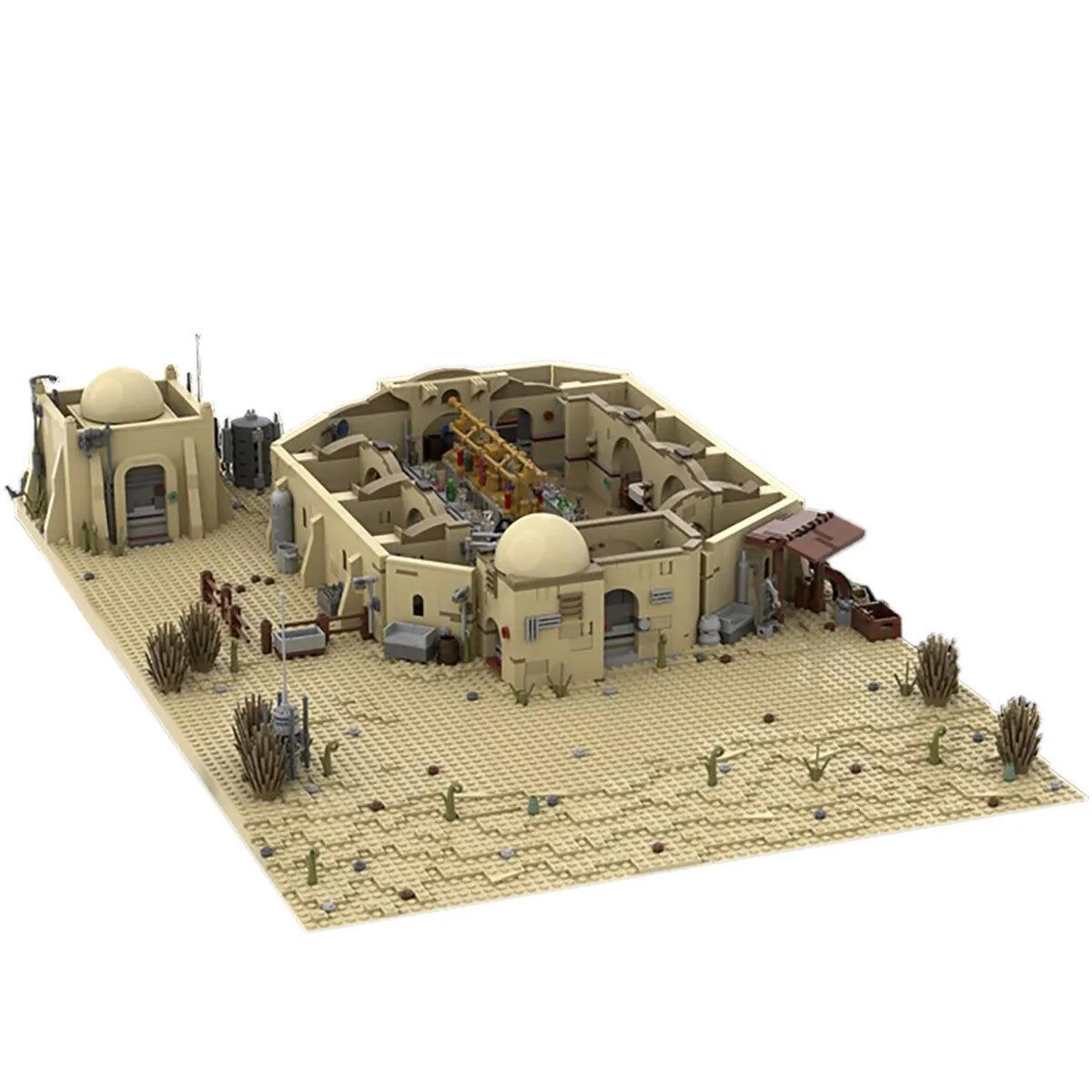 ZITIANYOUBUILD ZITIANYOUBUILD YOUFOY Tavern Bar Desert Plain 3438 Pieces — product photo