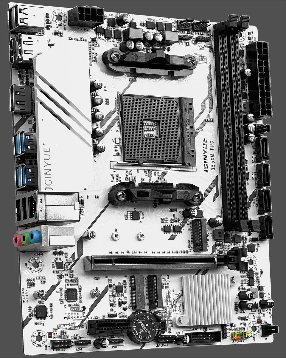 JGINYUE JGINYUE B550M Pro WiFi ProSeries AMD motherboard — product photo