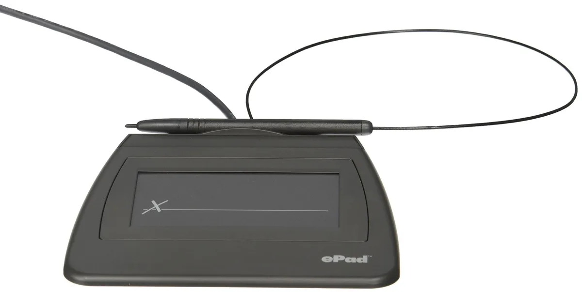 Interlink Interlink VP9801 ePad-ink Electronic Signature Capture Pad, USB 2 in 1 accessory — product photo