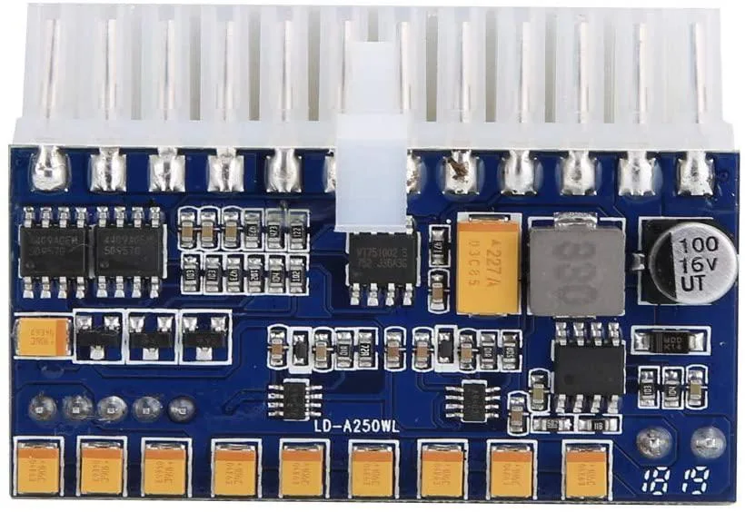 myVolts myVolts Pico PSU 250W 12V DC ATX 24-pin 25cm — product photo