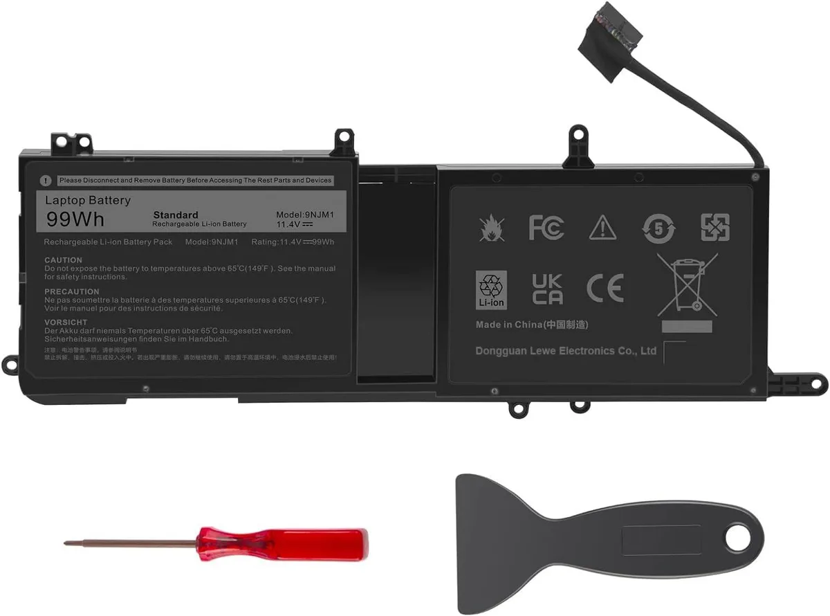 NShi NShi 99Wh 11.4V Li-polymer laptop battery for Dell Alienware 15 R3 R4 17 R4 R5 — product photo
