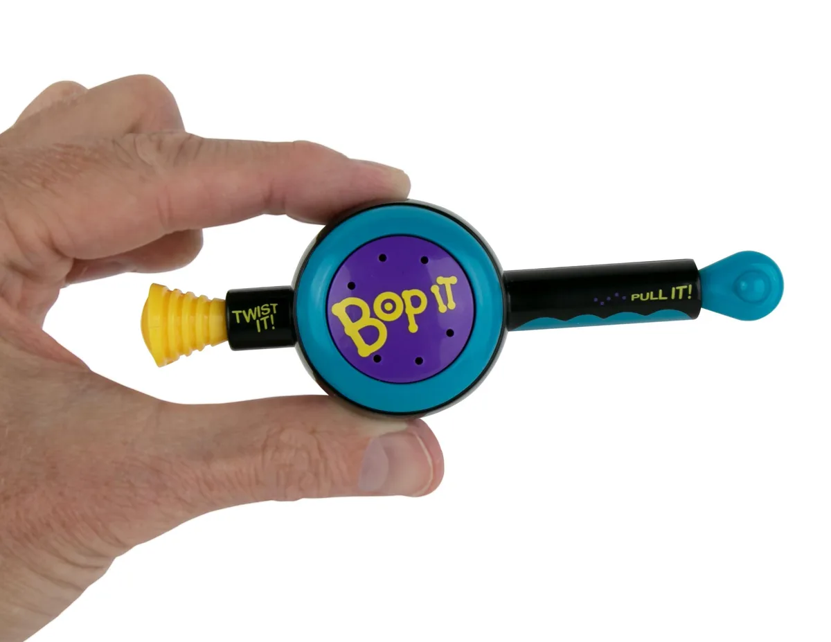  World's Smallest Bop It! 5052 Miniature Game 5x1.25x2.25 in — product photo