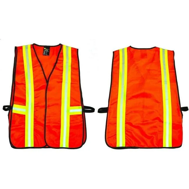 G &amp; F Products G &amp; F 41113 Industrial Safety Vest Neon Lime personal protective equipment — product photo