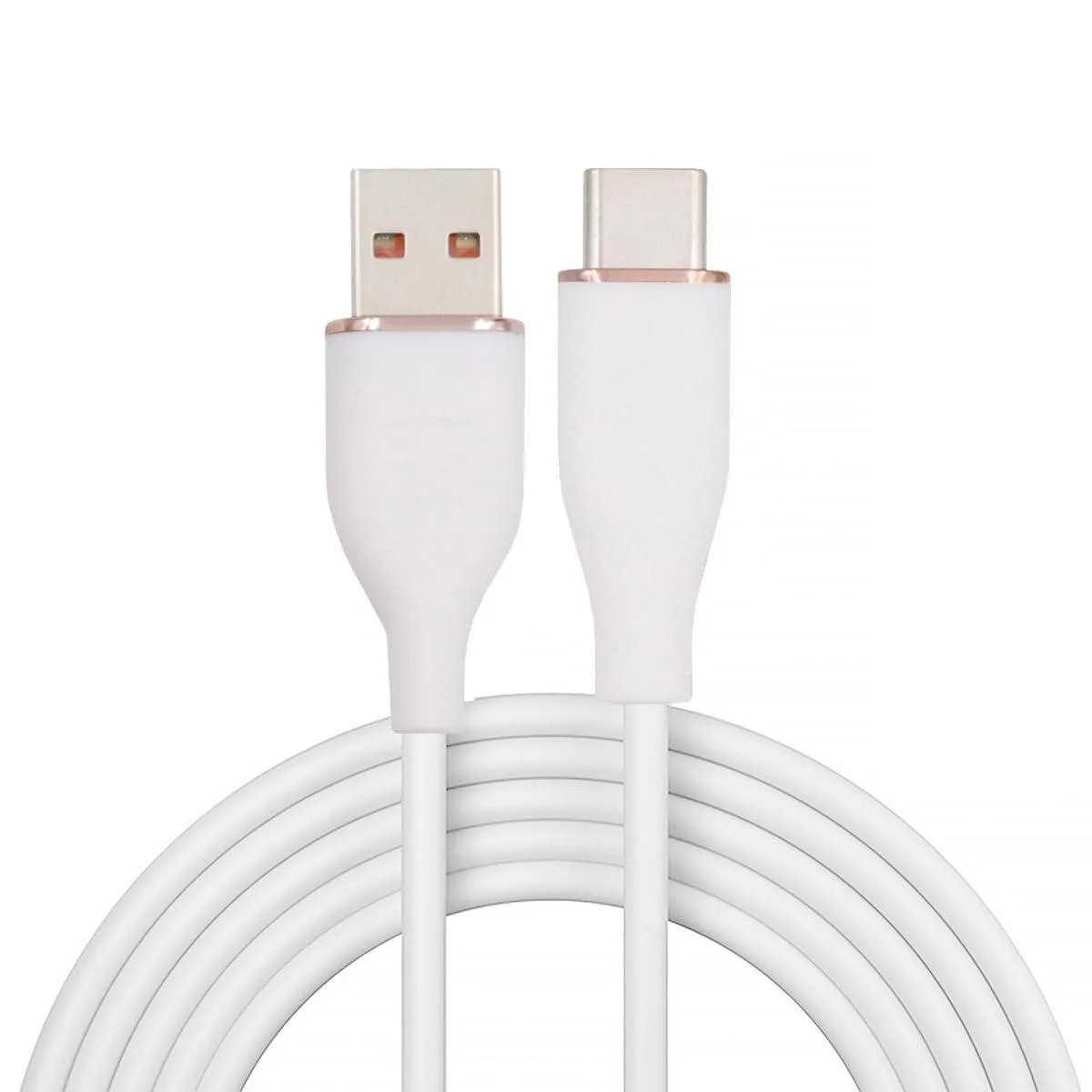Fervit Fervit USB 2.0 to USB-C 15W Liquid Silicone Cable White 1M — product photo