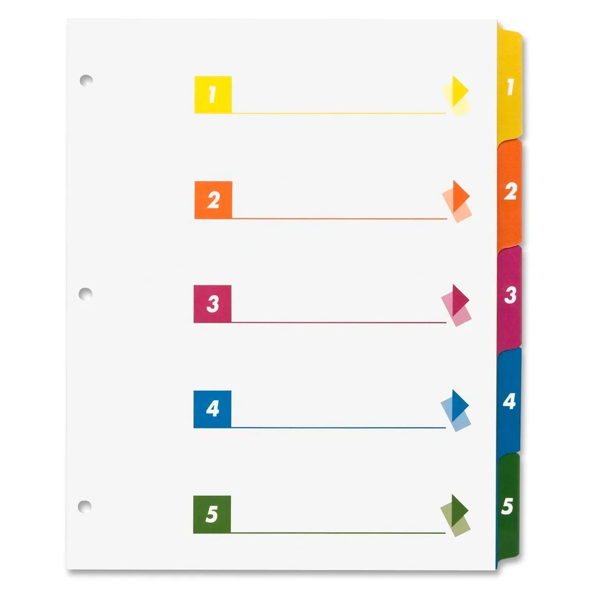 Sparco Products Sparco Products 21908 Tab Dividers 24 Box — product photo