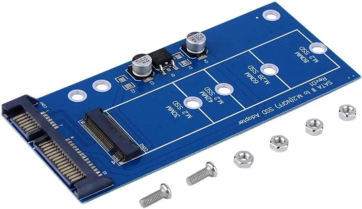 Vszerda Vszerda SATA to M.2 NGFF Adapter Blue 11.2x4.5cm — product photo