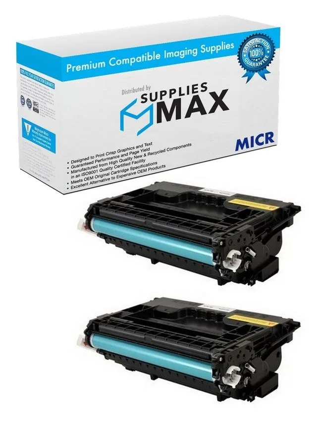 SuppliesMax SuppliesMax CF237AD-MICR toner cartridge 2-pack 11000 pages — product photo