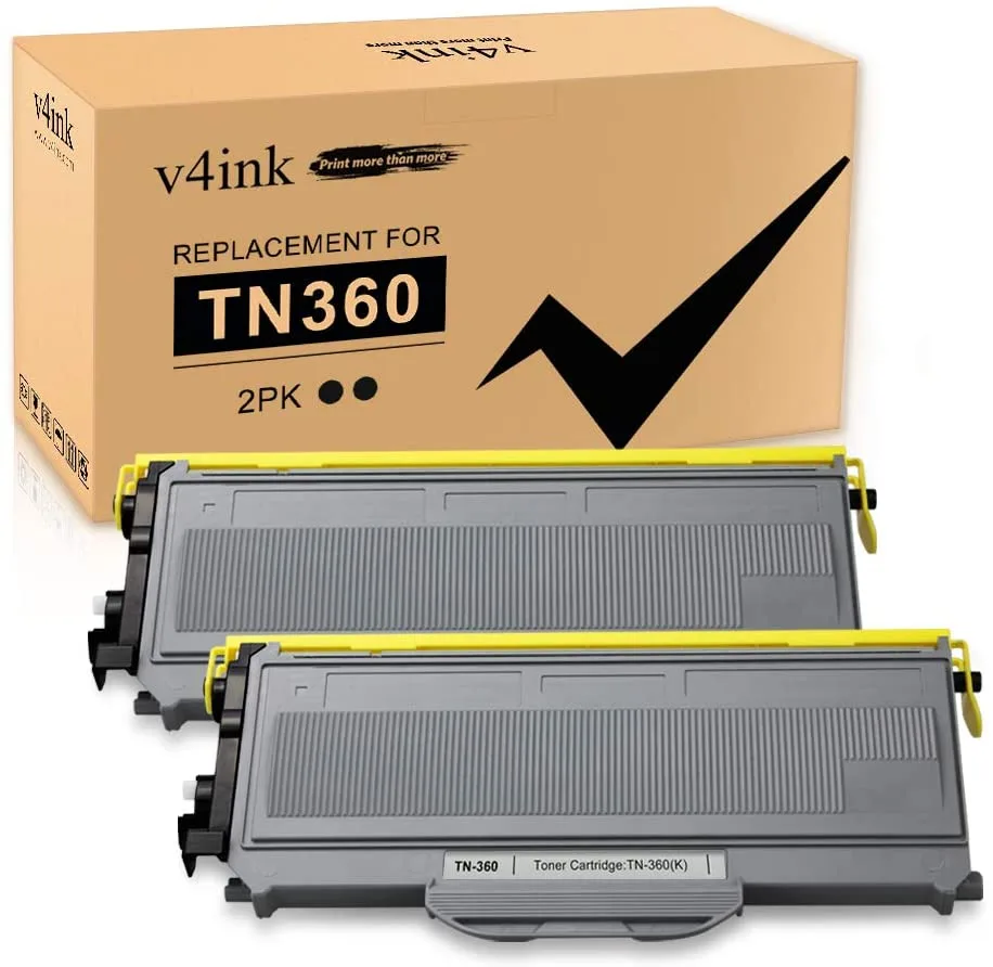 V4ink V4ink TN360 TN330 Compatible Toner Cartridge 2-Pack Black 2600 Pages — product photo