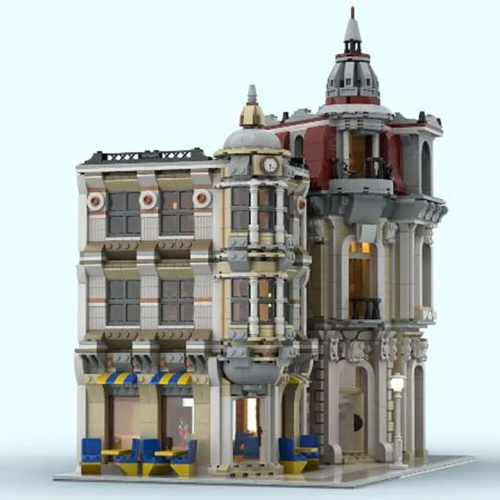 ZITIANYOUBUILD ZITIANYOUBUILD MOC-158545 2-in-1 Modular Corner Buildings Architecture 3971 Parts — product photo