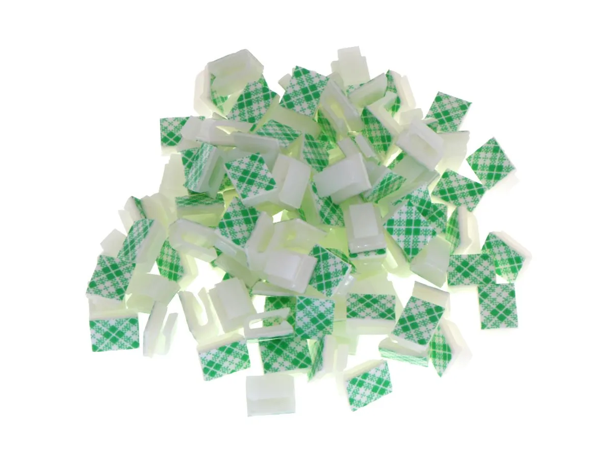 XINCA XINCA Adhesive Cable Clips 100pcs White — product photo