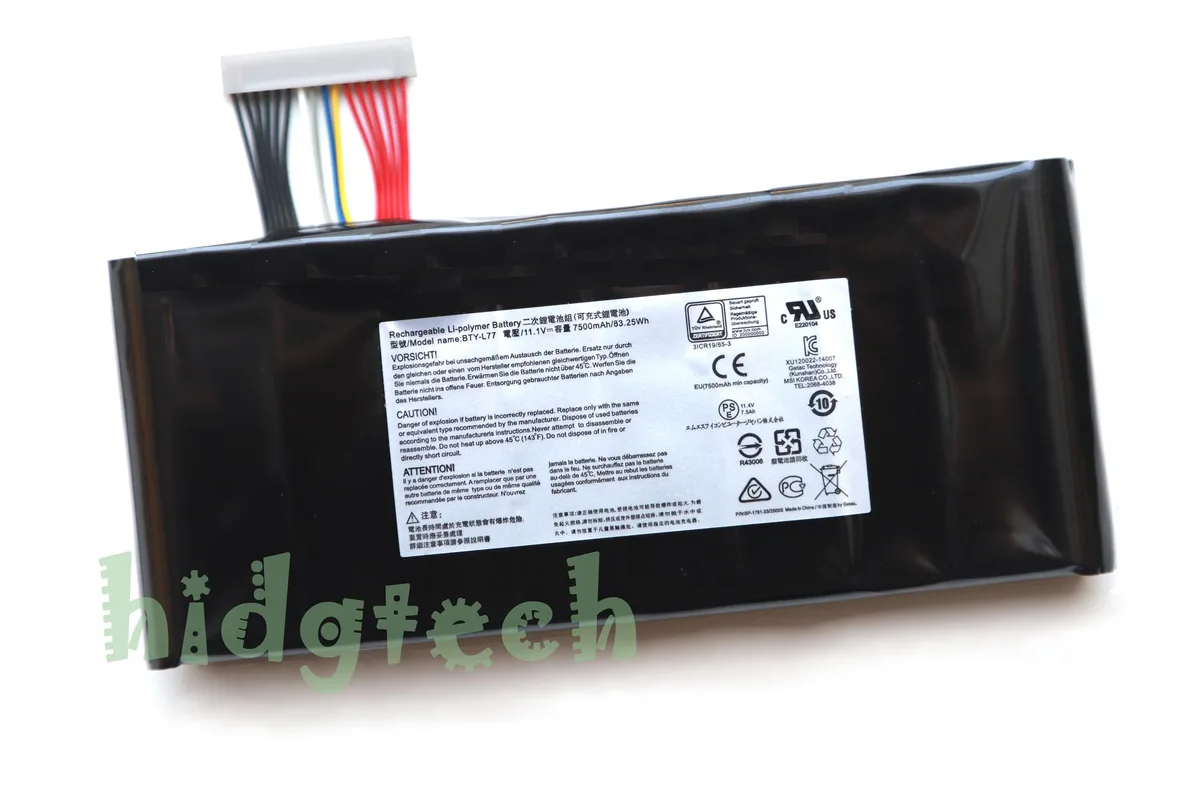 Beisite Beisite BTY-L77 31CR19/65-3 11.1V 83.25Wh laptop battery — product photo