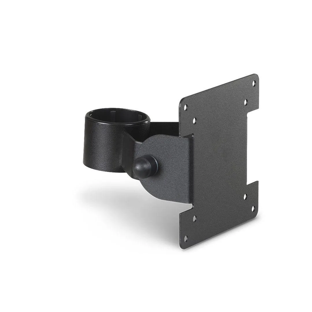 Silver VESA 75/100 display mount on white background