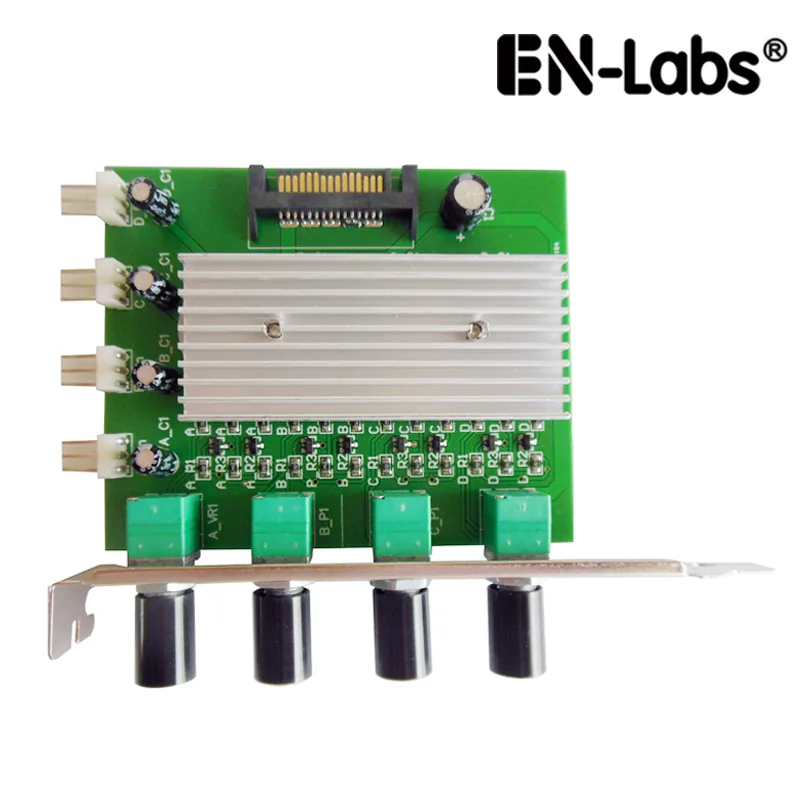 EN-Labs EN-Labs PCITX3CO4S 4-Channel Fan Speed Controller, SATA 15pin — product photo