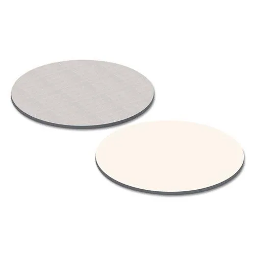 Alera Alera ALETTRD36WG 35 1/2" Round Reversible Table Top White/Gray office furniture — product photo